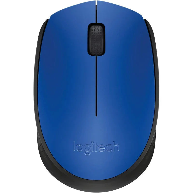 Logitech M171 Wireless Mouse, 2.4 GHz With USB Nano Receiver, Optical Tracking, 12-Months Battery Life, Ambidextrous, PC/Mac/Laptop - Blue (910-004656) - eBuy UAE